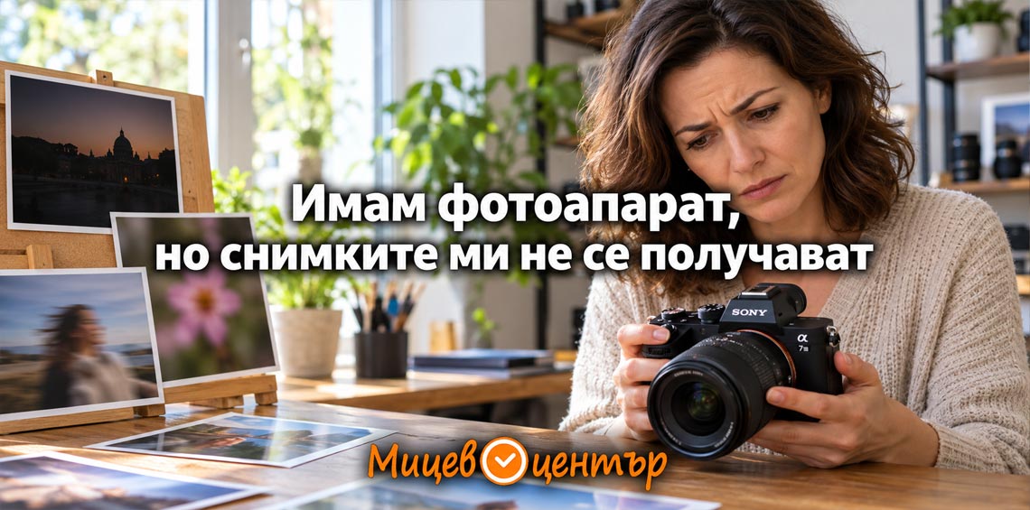 Имам фотоапарат, но снимките ми не се получават